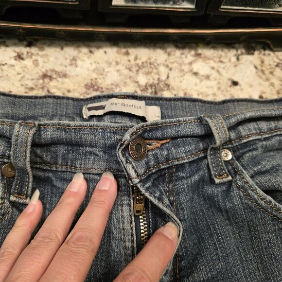 Levis 515 Boot Cut Mens Jeans Size 29 30 Long Levi Stonewashed - Picture 9 of 12